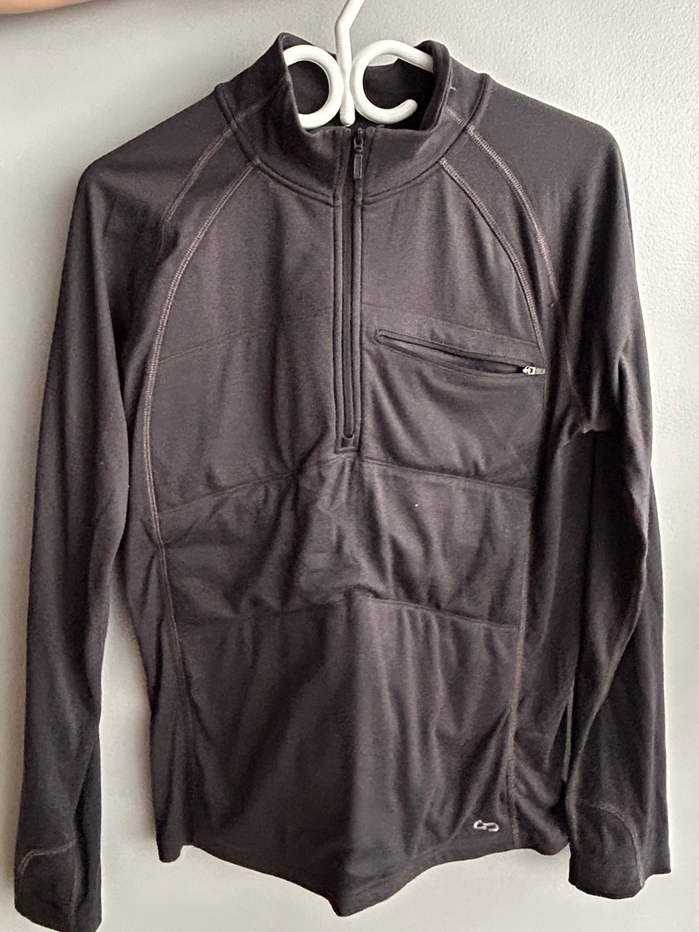 OROS Men's Black Half-Zip Performance Sweater